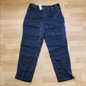 NTW Metallic cropped pants